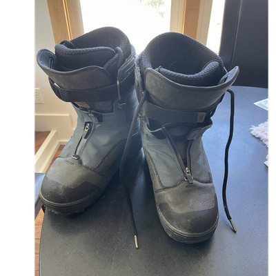 VANS Hi-Country & Hell-Bound Men's Snowboard Boots Black/Gray Size 10