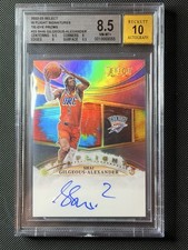 2022-23 Select Shai Gilgeous-Alexander “In-Flight Tie-Dye Auto 09/25 BGS Graded