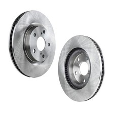 For Toyota Mirai 2016-2018 Brake Discs Front | Pair | Cast Iron | Natural Vented