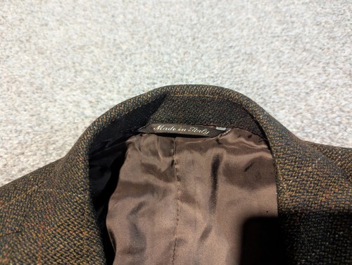 Blazer Canali Proposta Hombre 54 (UE) 44 (EE. UU.) Cuadros Lana Traje Chaqueta - Imagen 2 de 11