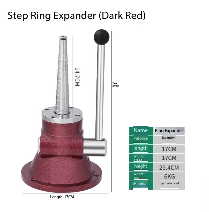 Single/Double-Rod Ring Sizer Handmade Ring Expander Jewelry Reshaping Tool