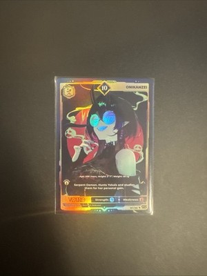 GamerSupps VCard Awakened Worlds - 1st Edition - Ultra Rare Power 10 Onikanzei