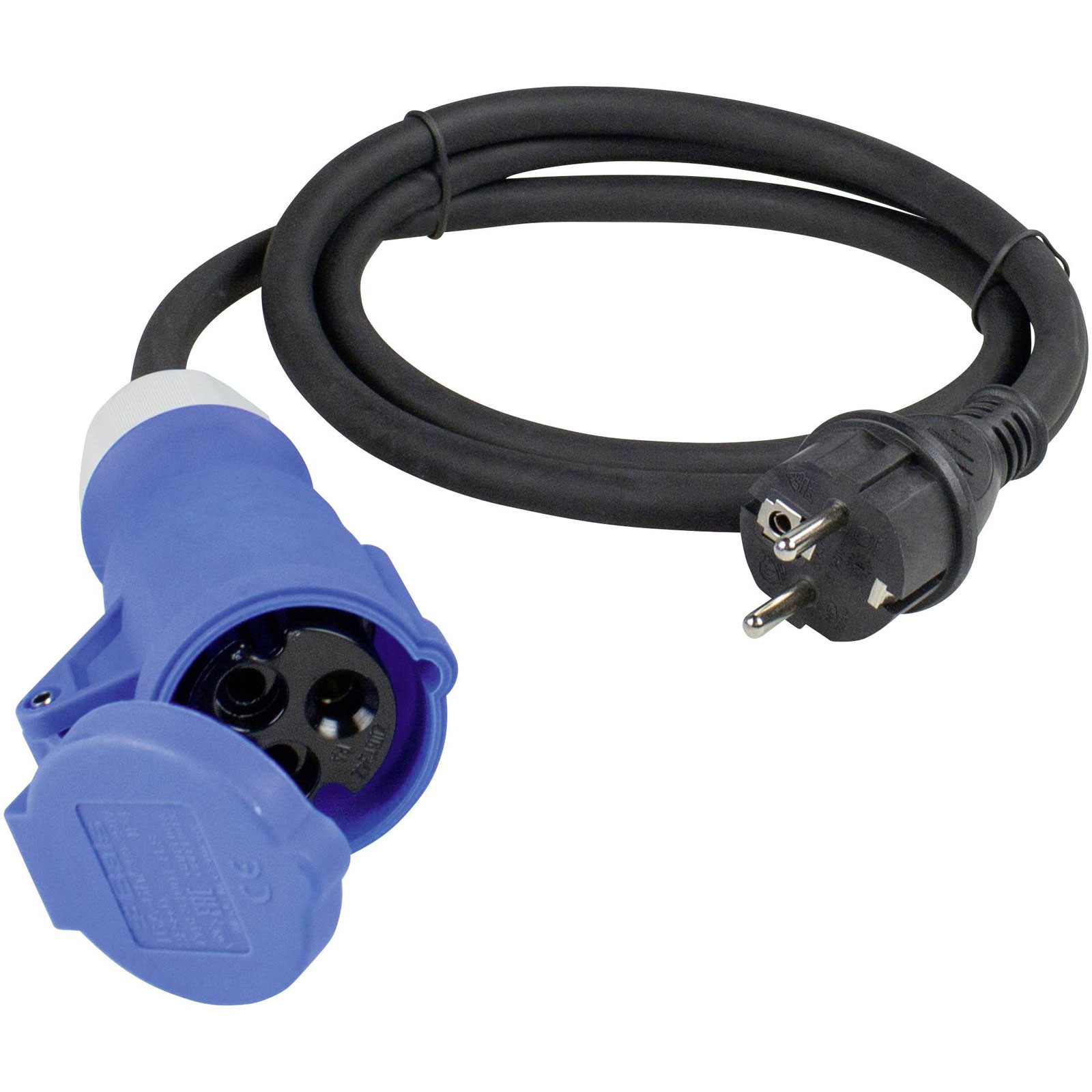 as - Schwabe CEE CARA Adapter 16A 230V 1.5m Schuko Plug