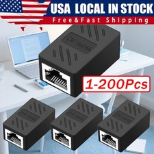 RJ45 Inline Coupler Cat7 Cat6 Cat5e Cat5 Ethernet LAN Network Cable Adapter Lot