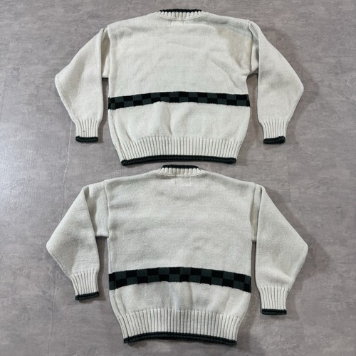 Vtg Kid Clothes Lot 10 Boys Kitestrings Pants Sweater Shirt Set Green Plaid Prep - Picture 11 of 19
