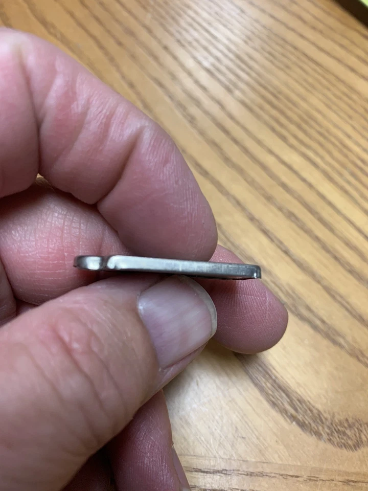 1955 Iowa DAV Tag Keychain License Plate 55-7093 - Image 4 of 4