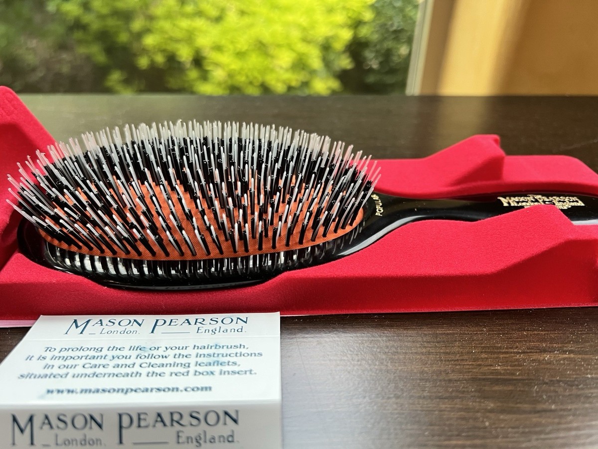 MASON PEARSON 
メイソンピアソン 
ハンディブリッスル ヘアブラシ Mason Pearson Junior Bristle & Nylon Hairbrush | Prelude