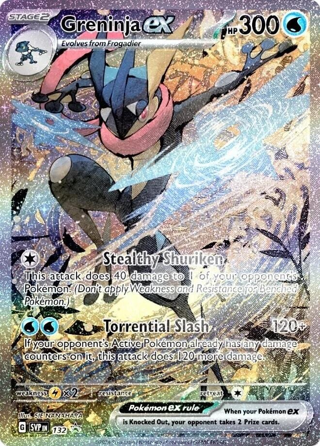 Greninja ex (132) [Scarlet & Violet: Black Star Promos] Near Mint