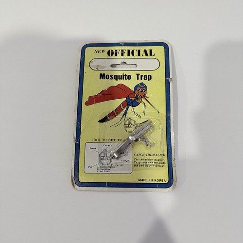 New Vintage Official Skagway Alaska Mosquito Trap 80’s Novelty Souvenir