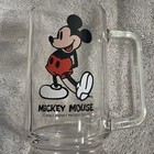 Vintage Walt Disney Mickey Mouse Clear Glass Beer Mug Cup Stein 7.25 inches — photo 4