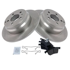 Rear Brake Pad & Rotor Kit Brake Rotor For 2000 Volvo V70