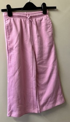 Neu kostenlose Lieferung Kinder Mädchen Marks and Spencer rosa Jogginghose weites Bein 4-5 Jahre
