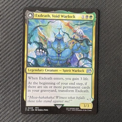 Exdeath, Void Warlock // Neo Exdeath, Dimension's End 0220 MTG: FIN NM