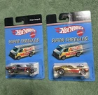 Hot Wheels 2006 Target Super Chromes Rodger Dodger Set Of 2. Gold And Chrome.