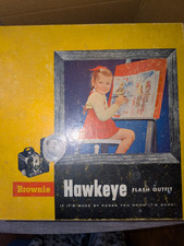 Kodak Brownie Hawkeye Camera Flash Outfit w/ Box Vintage  294 