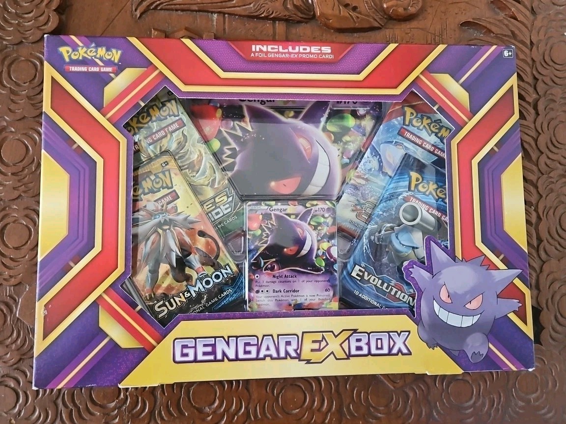 Gengar EX Box (2016) - Brand New, Sealed, Pokemon With Gengar