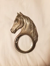 Rosenfeld by Florenza  Vintage Horse Head  Magnifying glass RARE