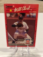 Will Clark 1990 Donruss All-Star Baseball #707! 2 Card Min! Read Desc!