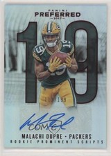 2017 Panini Preferred Rookie Prominent Scripts Red /199 Malachi Dupre Auto 6fs