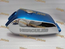 HERCULES KX-5-Motorrad, SACHS-Benzintank mit Chrom- und blauer Lackierung, 1990