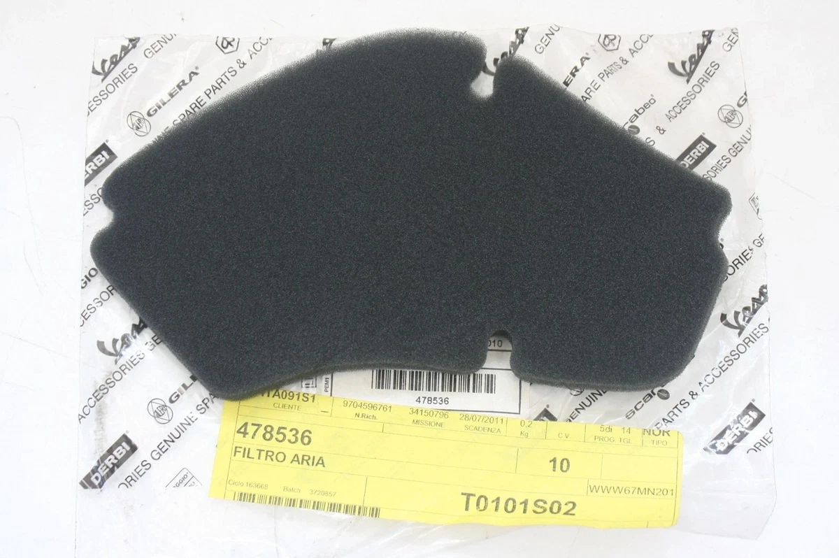RED SPONGE per filtro originale Piaggio Zip Fast Rider 50 2T