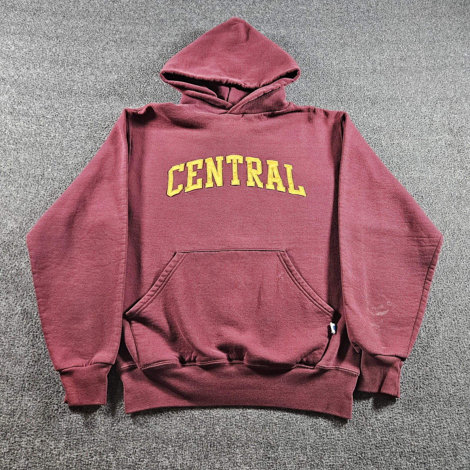 Vintage Central Michigan University Hoodie Russell Athletic 90s Size Medium