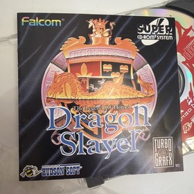 Dragon Slayer: The Legend of Heroes TurboGrafx Super CD Turbo Duo CIB W/ Map!