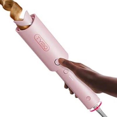 TYMO Automatic Rotating Curling Iron - TYMO CURLPRO Beach Waves. 1 Inch,Pink