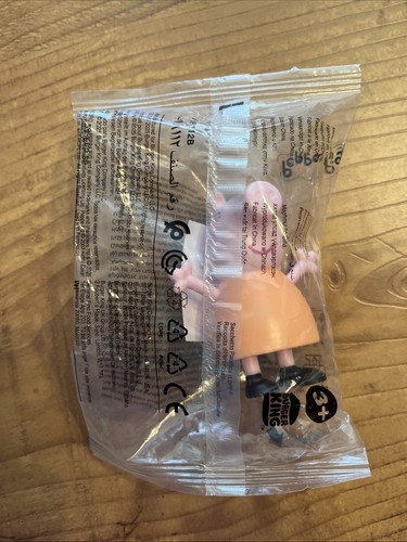 Peppa Pig Burger King Toy With Stickers NIP Collectible Ships Fast