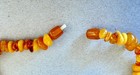 New Vintage Natural Amber Mixed Color Beaded Necklace 17 inches — photo 3