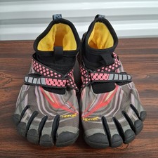 Vibram FiveFingers Size 40 LONTRA, Grey/Pink/Black Hiking Outdoor Shoes WORN 2X 