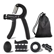 Adjustable Finger and Forearm Strengthening Kit - Improve Grip Strength and Flex