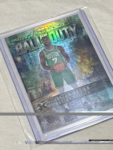 Jaylen Brown 2025-26 Topps Chrome 240/299 Ball Of Duty Celtics #BD-5