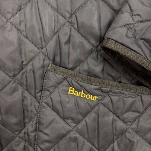 Barbour Jacket Adult Large Brown Quilted Country Field Coat Hunting Mens - Picture 4 of 10