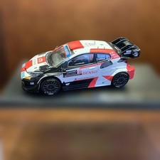 ixo GR Yaris WRC 2023 Monte Carlo 1/43 Minicar White Red Black Case Light