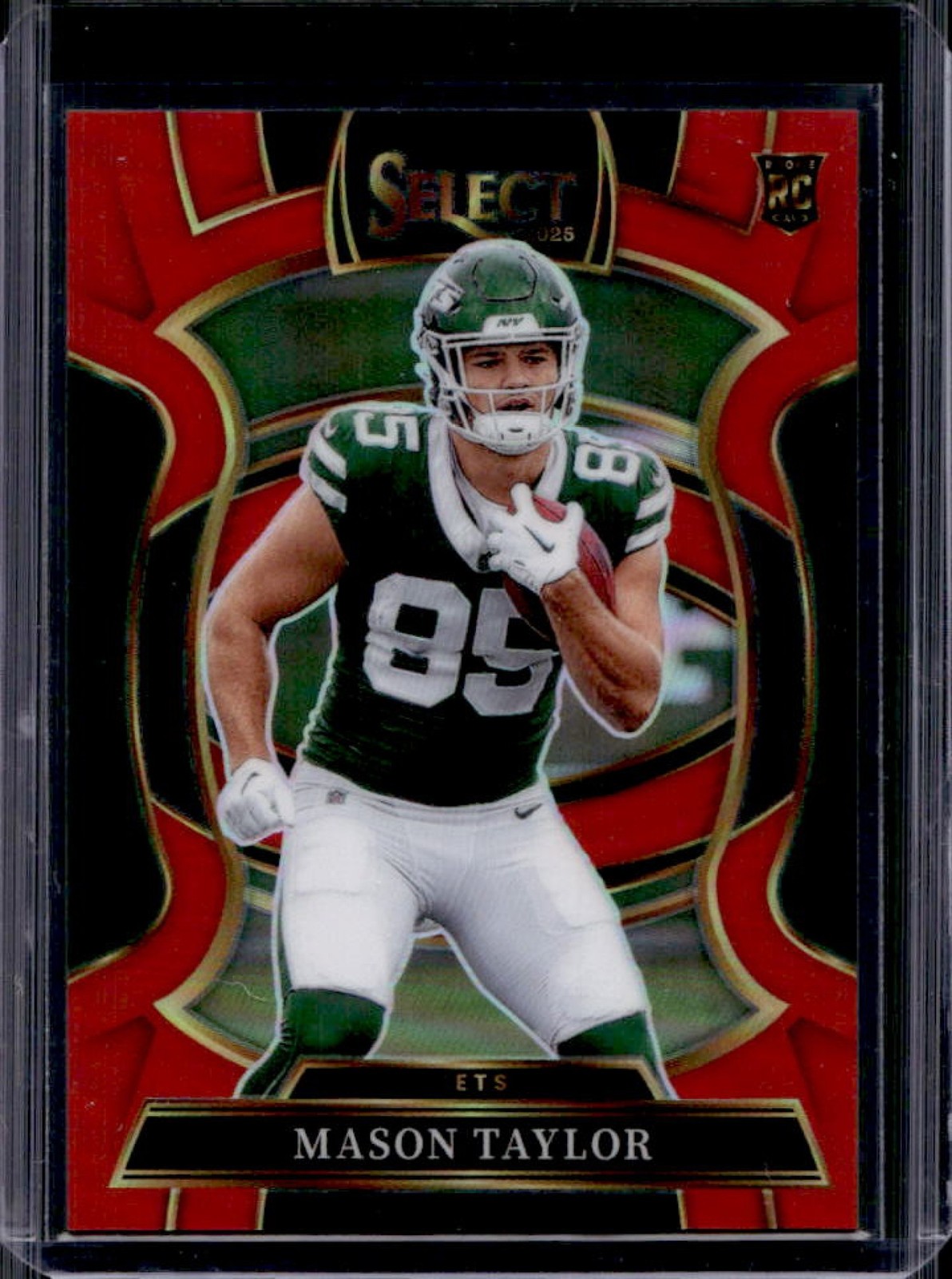 2025 Panini Select Mason Taylor Concourse Red Prizm Rookie RC #/99 Jets