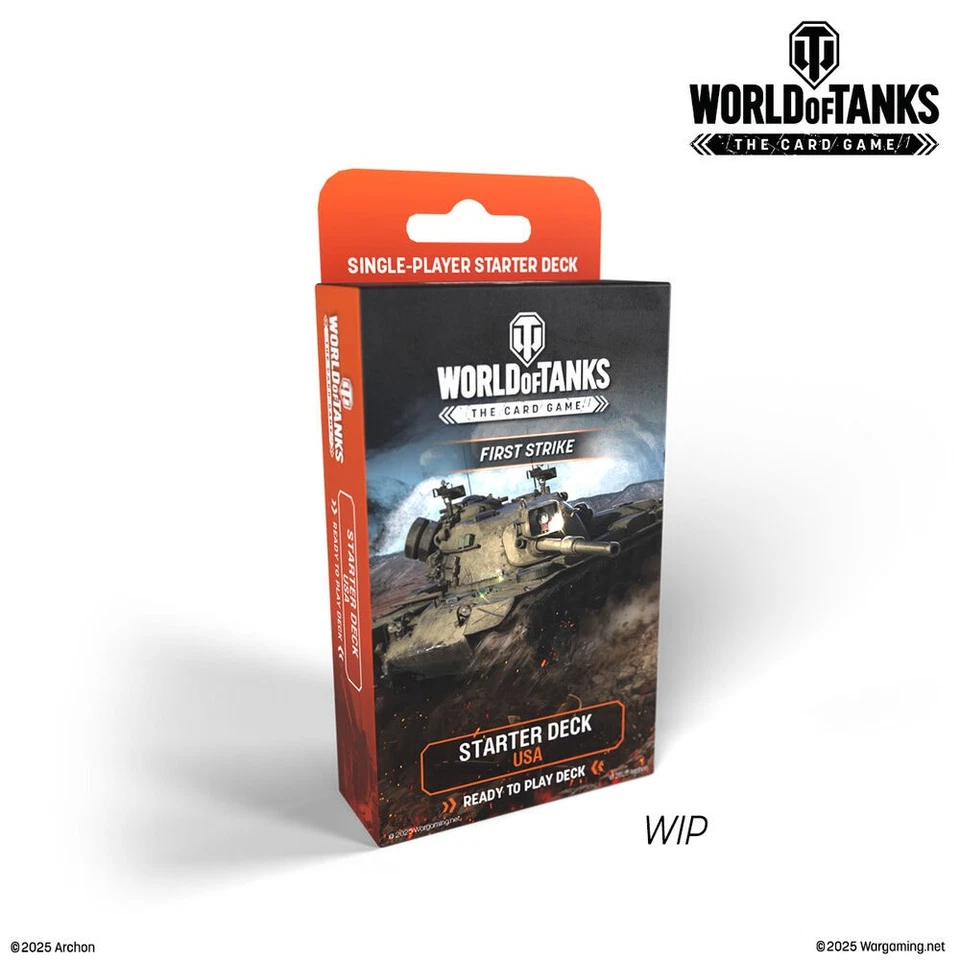 Archon Studio - WOT0001 - World of Tanks TCG - First Strike -Starter Deck USA EN