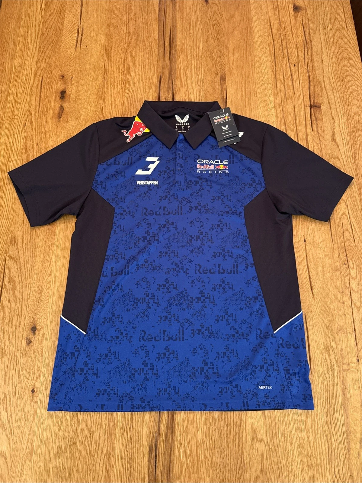 Red Bull Racing F1 Team 2026 Polo Shirt Driver Max Verstappen Mens MEDIUM - New