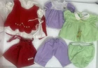 14" Cabbage Patch Dolls Clothing Set / Mixed Doll Clothes Bundle 6 Piece Set KPC