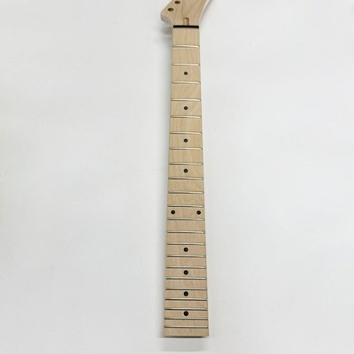 22 frets 24.75'' maple electric guitar neck, maple fingerboard, unfinished