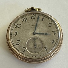 Vintage 1923 Elgin Grade 303 12s Model 3 7J G...