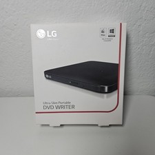 LG GP65NB60 Ultra-Slim Portable External DVD Burner and Drive - Black