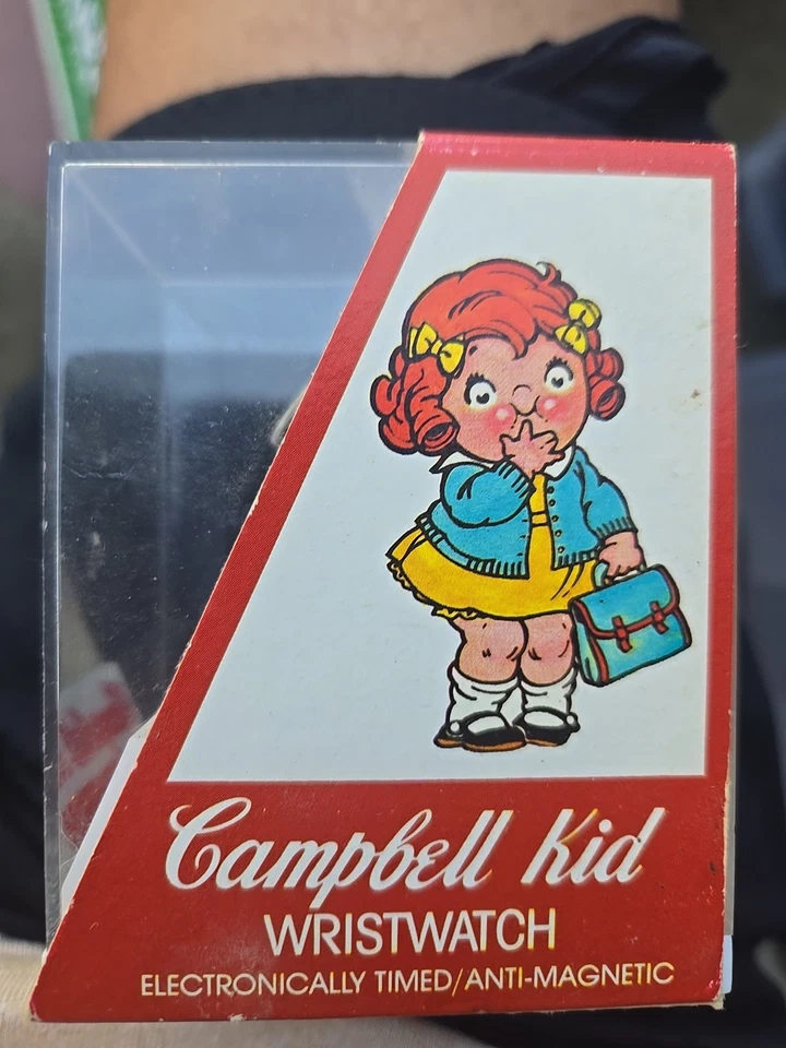 Reloj Pulsera Campbell Niño, Reloj Criterion Correa Negra, Niño, Vitrina Original Foto 3 de 4