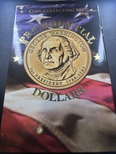 Presidential Dollars Coin Collecting Kit Folder Album w/ Coin Holder Pages