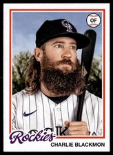 2022 Topps Archives Charlie Blackmon Colorado Rockies #111