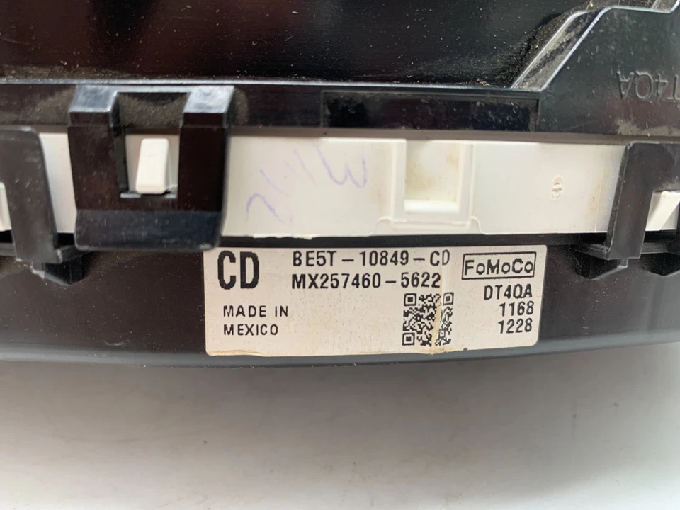 Cuadro de instrumentos velocímetro Ford Fusion 2011-2012 65.280 millas OEM A04B01001 Foto 4 de 4