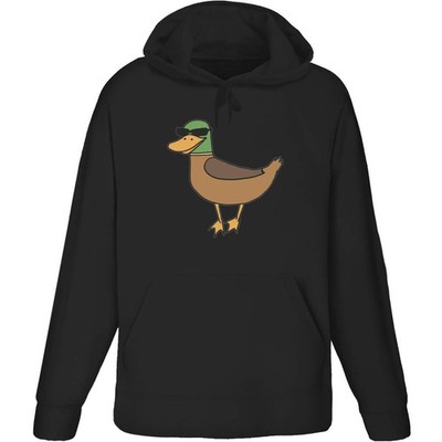 Hoodie/Kapuzenpullover ''Ente trägt Sonnenbrille'' für Erwachsene (HO046727)