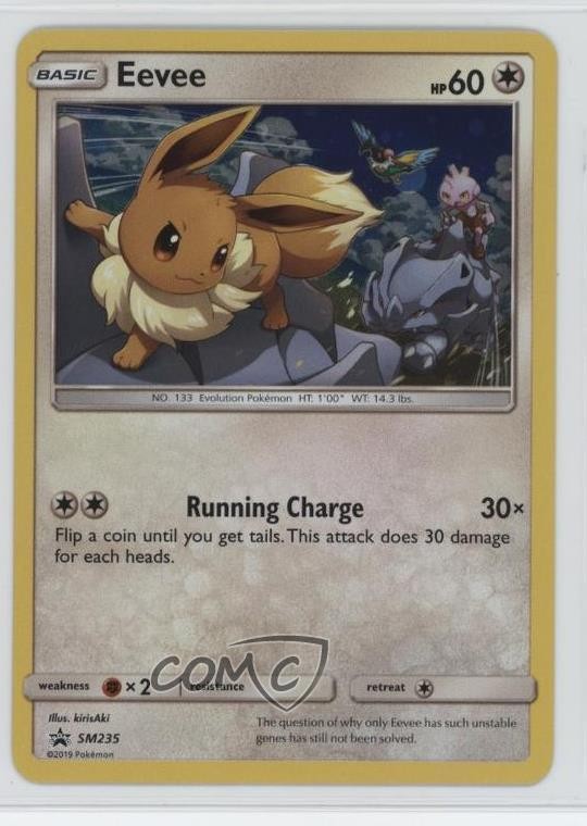 Eevee Pokemon Sun & Moon Black Star Promo #SM235