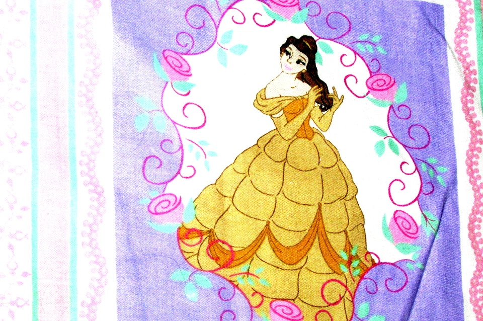 fabric REM Disney blocks Belle Aurora Snow White; Cinderella dry erase (sew rm5 - Image 2 of 4