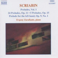 Alexander Scriabin Scriabin: Preludes Vol. 1 (Cd) Album
